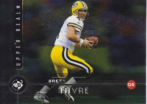 1998 Ud3 Upper Realm Fx Brett Favre Qb Packers