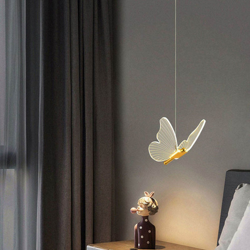 Lámpara Colgante Led De Mariposa, Lámpara Colgante De