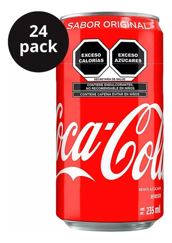 Coca Cola Original 355 Ml Lata 24 Piezas
