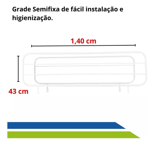 Grades De Proteção Desmontáveis Para Cama Pilati Motorizadas