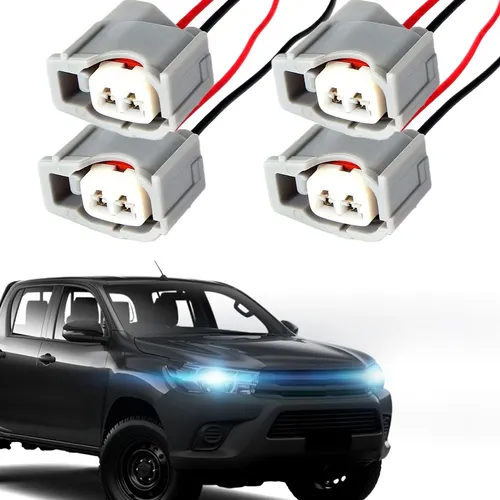 comprar 04 Plug Conector Bico Injetor Toyota Hilux 3.0 Diesel