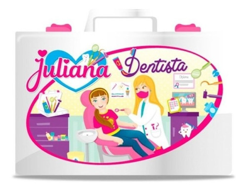 Imagen 1 de 6 de Juliana Valija Dentista Grande Con Accesorios Jul021