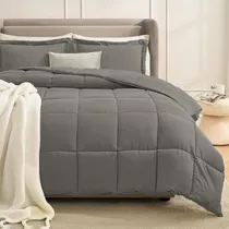 Comprar Acolchado Edredon King Size 280x260 Baltico 600 H C\u002F Fundas Color Gris oscuro C\u002F Fundas Diseño de la tela Liso