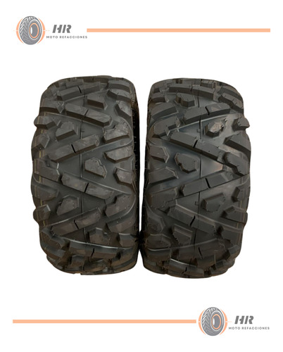 2 Llantas 25x10-12 Cuatrimoto Can Am Polaris Yamaha + ¡msi! F