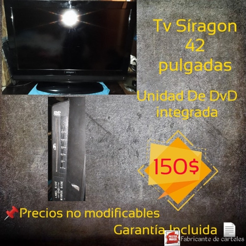 Imagen 1 de 1 de Televisor Síragon 42 Pulgadas