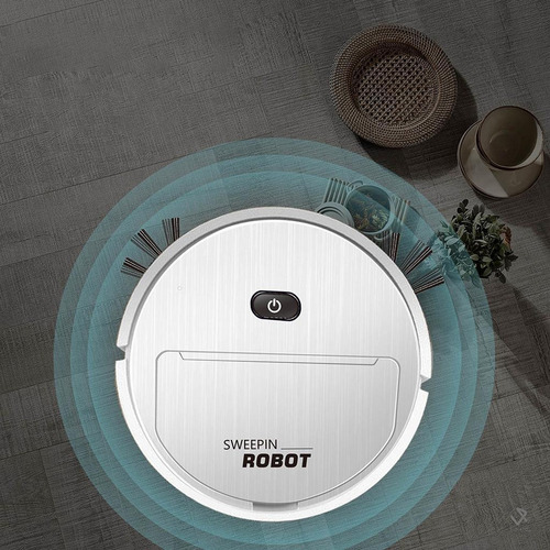Aspirador De Pó Robô Inteligente Até 90min Runtime Auto Robo
