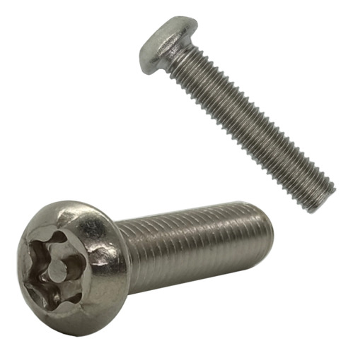 25 Pzs Tornillo Boton Torx Seguridad Inoxidable M5x30