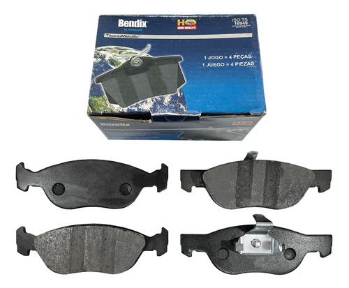 Pastillas Freno Bendix Fiat Bravo 1.8 Gt Delantera 1995-2001