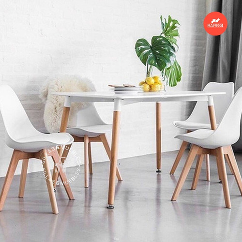 Imagen 1 de 6 de Mesa De Comedor Eames 140x80 Cm | Contado