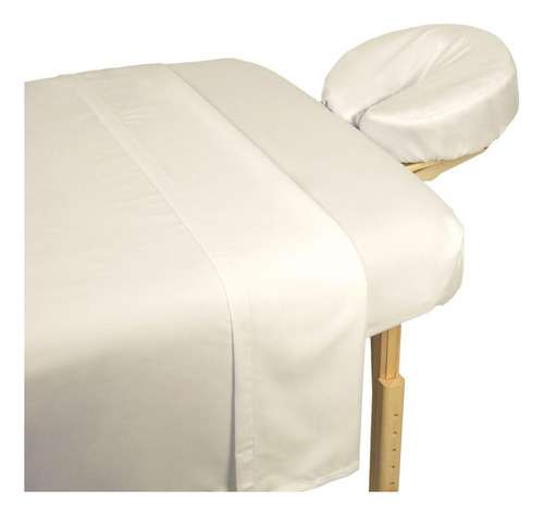 Sábanas De Masaje Microfibra 120 Gsm Juego De 3 Piezas Crema