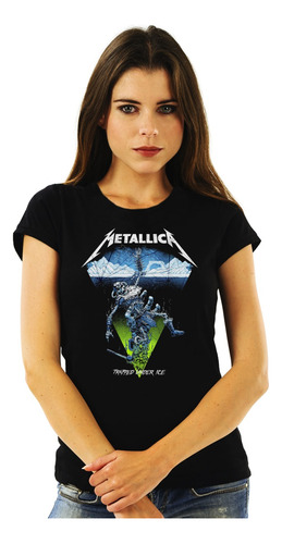 Polera Mujer Metallica Trapped Under Ice R Metal Abominatron