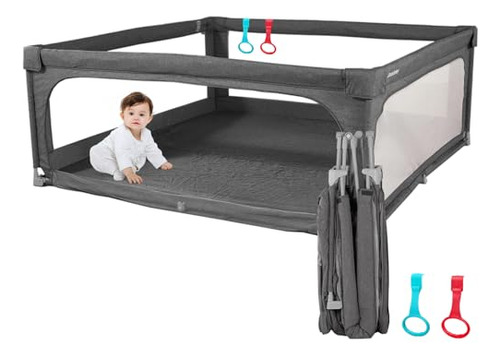 Baby Playpen, Playpen Plegable Para Bebés Y Niños Pequeños 7