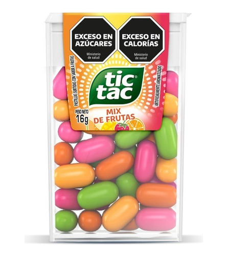 Pastillas Tic Tac Mix De Frutas 12 X 16gr