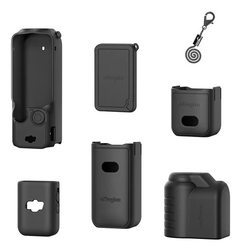 Funda De Silicona Para Dji Osmo Pocket 3, Tapa Lente Carcasa