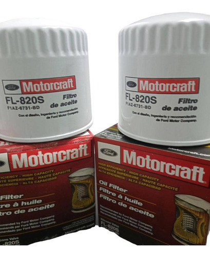 Filtro De Aceite Para Ford Fusion Motorcraft Original