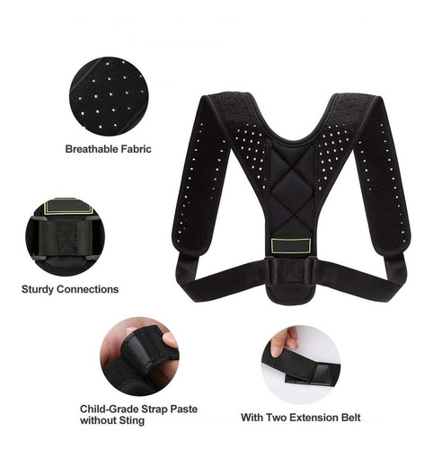 Corrector De Postura Espalda Hombres Y Mujeres Unisex