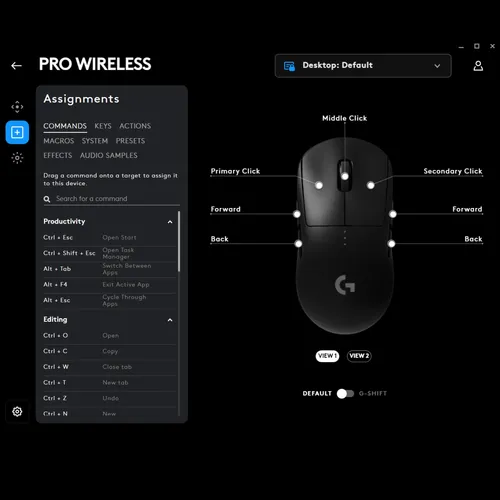 Mouse Inalámbrico Logitech Pro Para Videojuegos