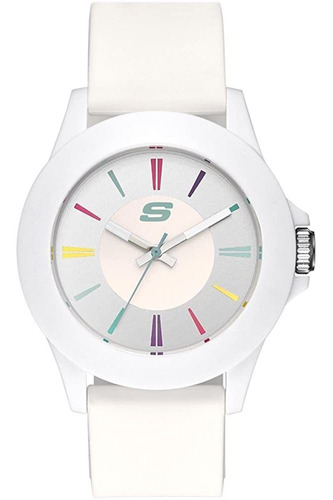 Reloj Mujer Skechers Sr6080 Cuarzo Pulso Blanco Just Watches