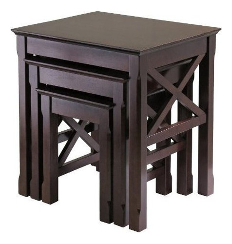 Winsome Wood Xola 3pc Nesting Table