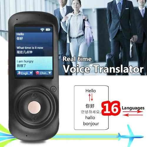 Traductor Instantáneo Con Voz Inteligente 2.4 Pulgadas