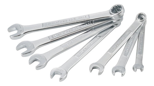 Imagen 2 de 6 de Llaves Combinadas Métricas 7 Piezas Craftsman Cmmt21086