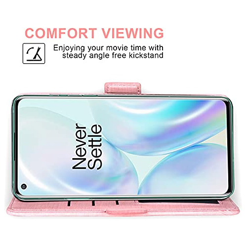 Funda Cartera Para Oneplus 8 Oneplus 8 5g Uw Tmobile Rosa Cr