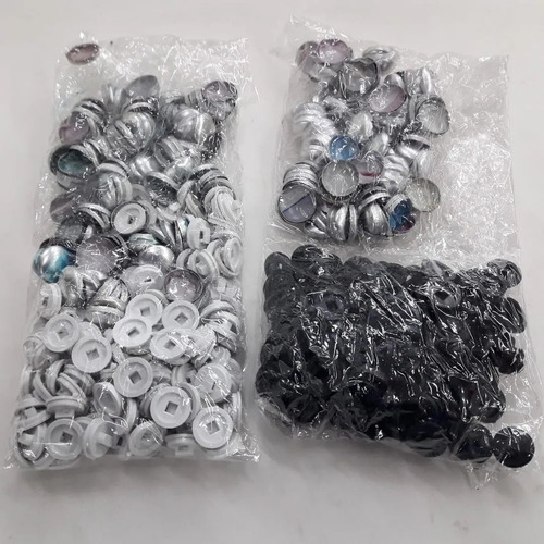 Imagen 1 de 1 de Hormillas Plásticas Para Forrar Botones Nº 18 Por 144 Unid