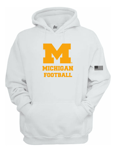 Sudadera Americano Michigan Wolverines Americano Algodon