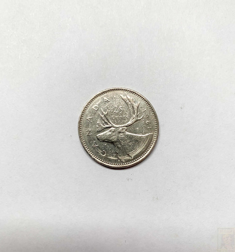 25 Centavos Canadienses 1981