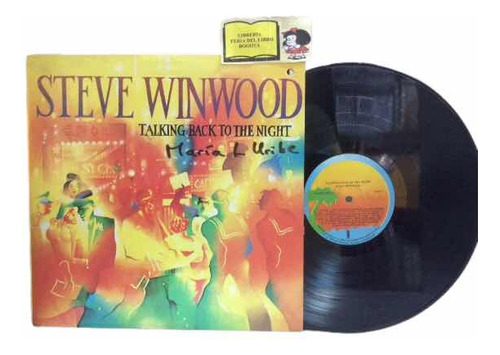 Lp - Acetato - Steve Winwood - Talking Back To The Night