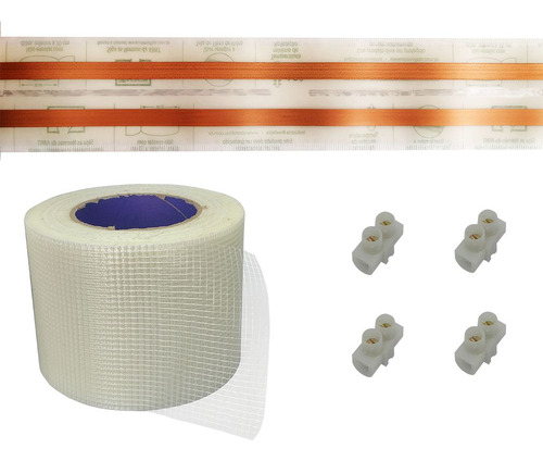 Kit Eletrofita 2 Pistas 5 Metros 750v 15a Cobertura Transparente
