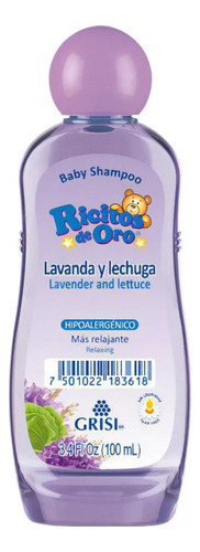 Shampoo Lavanda Y Lechuga Ricitos De Oro 100 Ml Grisi Hnos