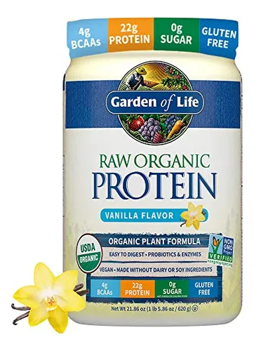 Proteína En Polvo Garden Of Life Organic Vanilla 22g
