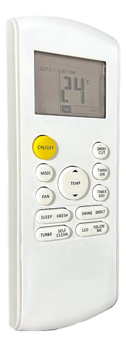 Control Para Carrier Ac Minisplit Rg57b/bgef + Funda Pila