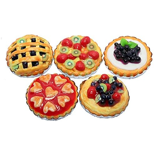 Pack De 5 Tartas Encantadoras Variadas Miniatura Casa D...