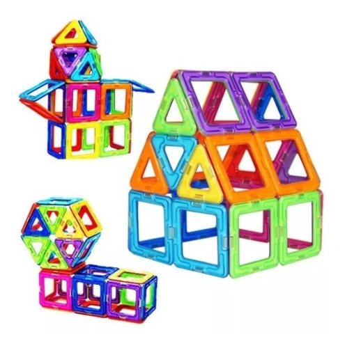 Lego Magnético 3d Bloques Construcción Didáctico Niños 
