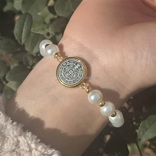 Pulsera De Mujer, Joyería Religiosa Ajustable
