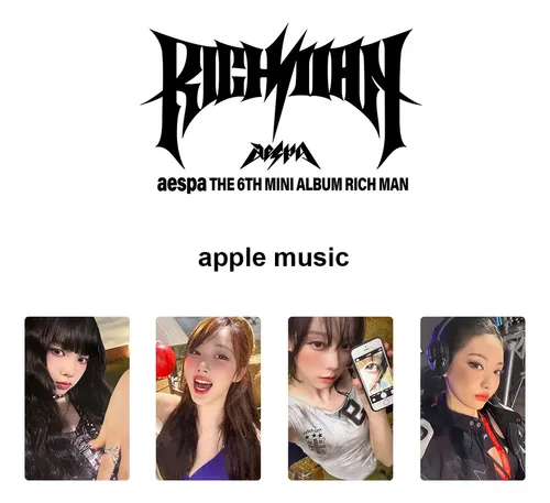 Aespa Rich Man Photocards Kit X44 Karina | Parcelamento sem juros