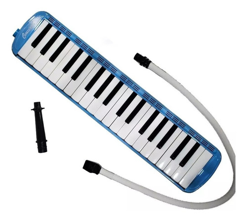 Escaleta Preta Melodica 37 Teclas Com Estojo