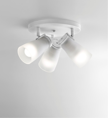 Imagen 3 de 5 de Aplique De Pared Axus Doble Vidrio Led Vetroluce