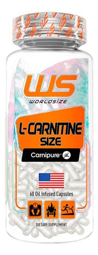 L-carnitine Size Carnipure Worldsize 60 Cápsulas