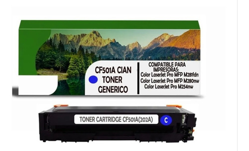 Toner Generico Cf501a Cian Hp Laserjet M254dw/m281fdn/m280nw