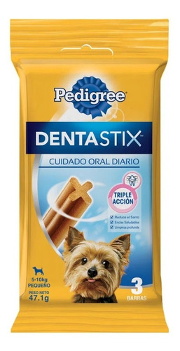 Snack Dentastix Razas Pequeñas Pedigree X 3 Uni Perro Adulto