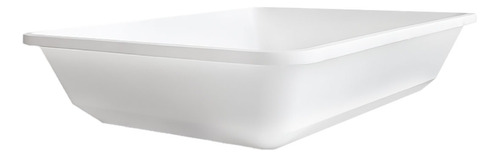 Batea Grande Rectangular Blanca 52x36cm Deses