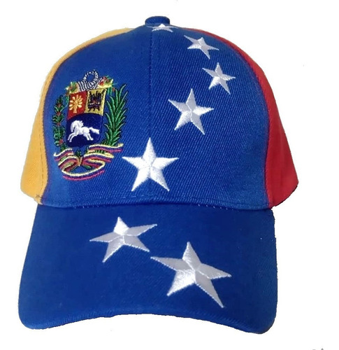Gorra Jockey Venezuela Tricolor Regulable Adulto