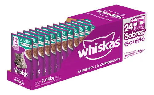  Alimento Húmedo Para Gato Sabor Atún Y Sardina 24pzs/85grs