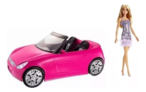 Auto Barbie Con Muñeca Glitz Combo Original Mattel Lelab