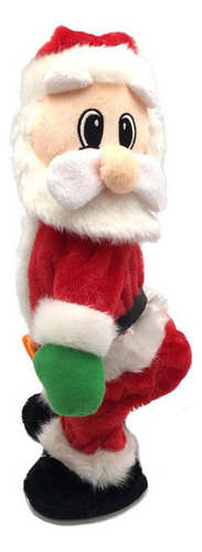 Papá Noel Bailarín Peluche Felpa Juguete For Niños Navidad
