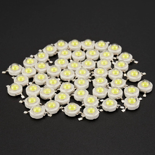 Lámpara Led Blanca Fría De Alta Potencia Con Diodo De 1 W, 1