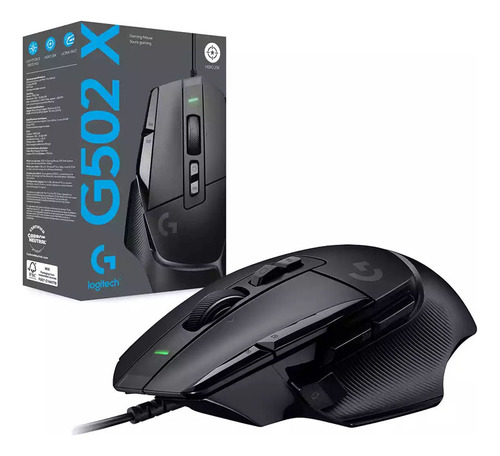 Mouse Logitech G502 X Rgb Gaming 25000 Dpi Hero G Series Usb